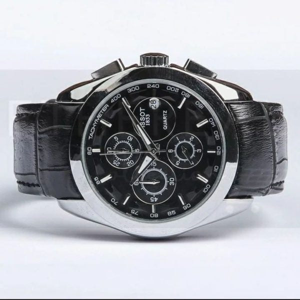 Tissot Chronograph Working Watch (Black Silver)