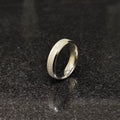 Lamha silver ring engraved with love text on black surface best ring for men in silver color